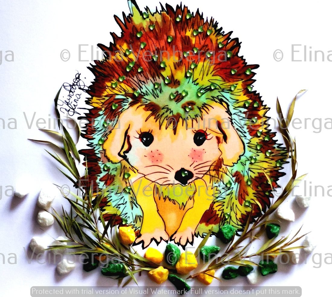 Original colourful illustration by Elīna Veinberga