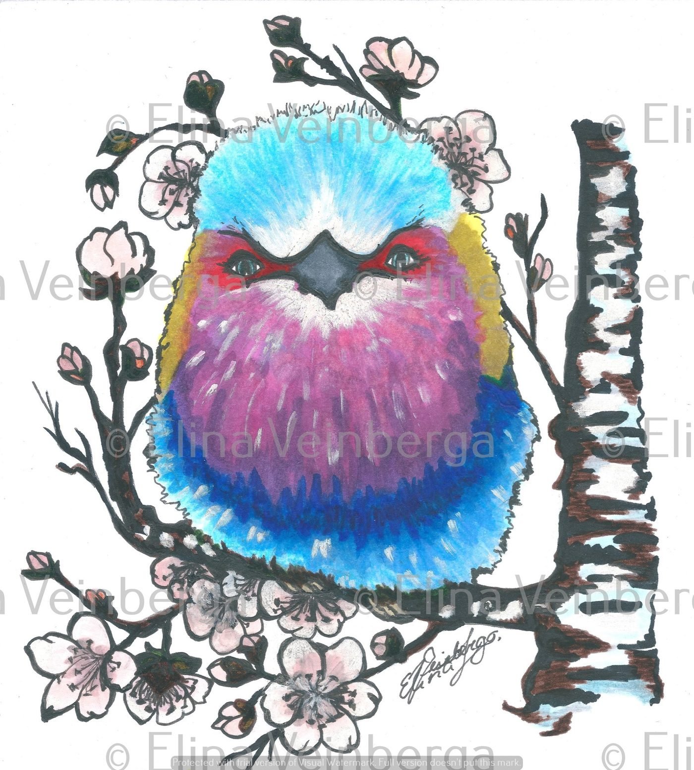 Original marker illustration by Elīna Veinberga